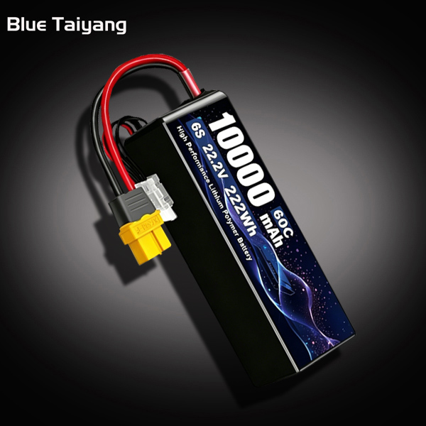 6860160 Customized High Discharging Rate Rechargeable 6S Lipo Battery Pack 22.2V 60C 10000mah Used for Agricultural Drones