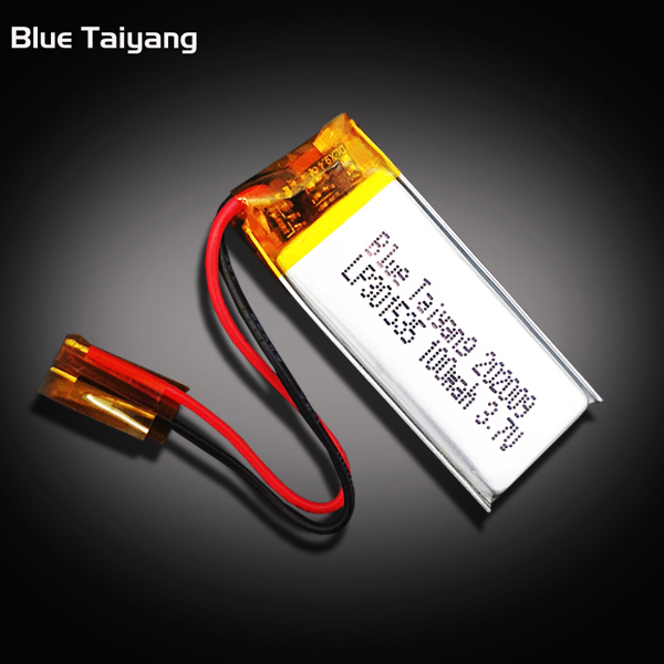 Customized rechargeable lithium polymer battery 301535 3.7V 100mAh Rechargeable Lipo li ion battery