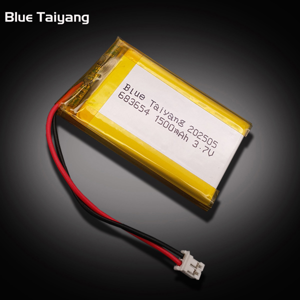683654 rechargeable li-ion polymer battery 1500mah 3.7v lithium ion battery
