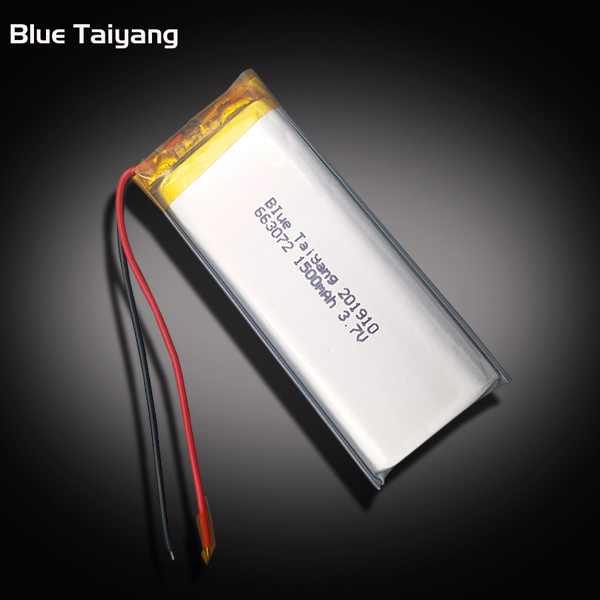 663072 rechargeable li ion battery 3.7v 1500mah customization lithium battery