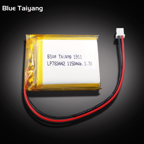 Rechargeable Lipo Battery 3.7v 1150mah 783442 Li Polymer Battery 4.07wh 3.7v 1100mah Battery