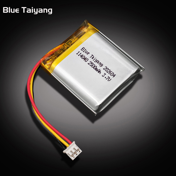 Customization Rechargeable Lithium-ion Polymer Cell 1s Lipo 2500 Mah 114040 3.7v 2500mah Li-po Battery