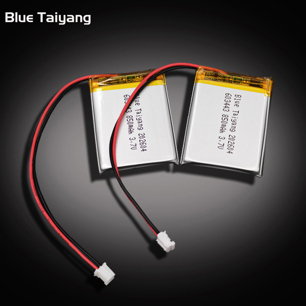 603443 rechargeable li ion polymer cell lipo battery 3.7v 850mah lithium battery