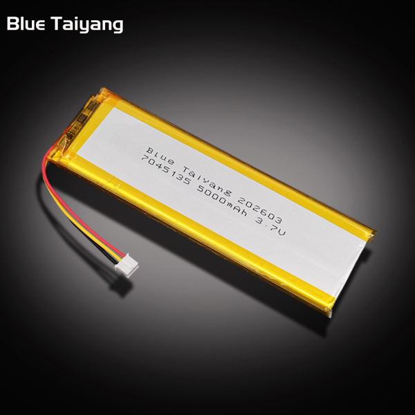 high capacity 7045135 li polymer small battery 3.7v 5000mah tablet pc battery