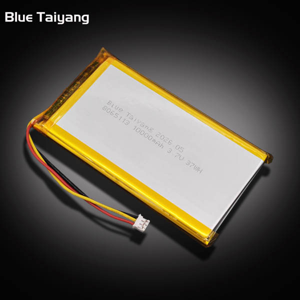 8065113 custom lithium polymer battery 3.7v 10000mah power bank lipo cell